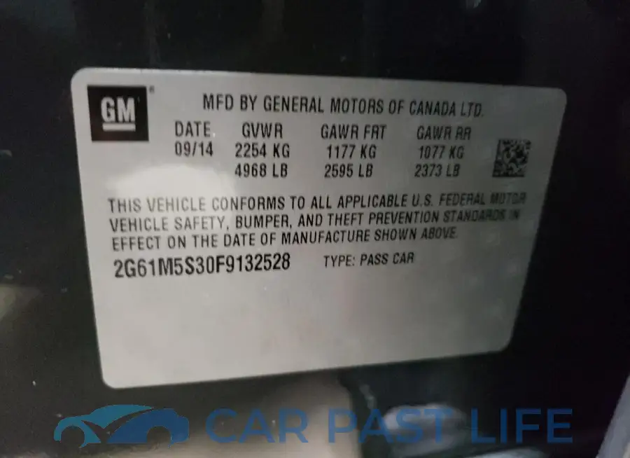 2G61M5S30F9132528# 12