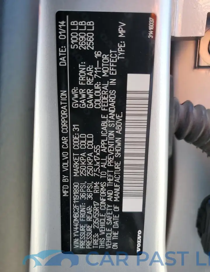 YV440MBC2F1191890# 12