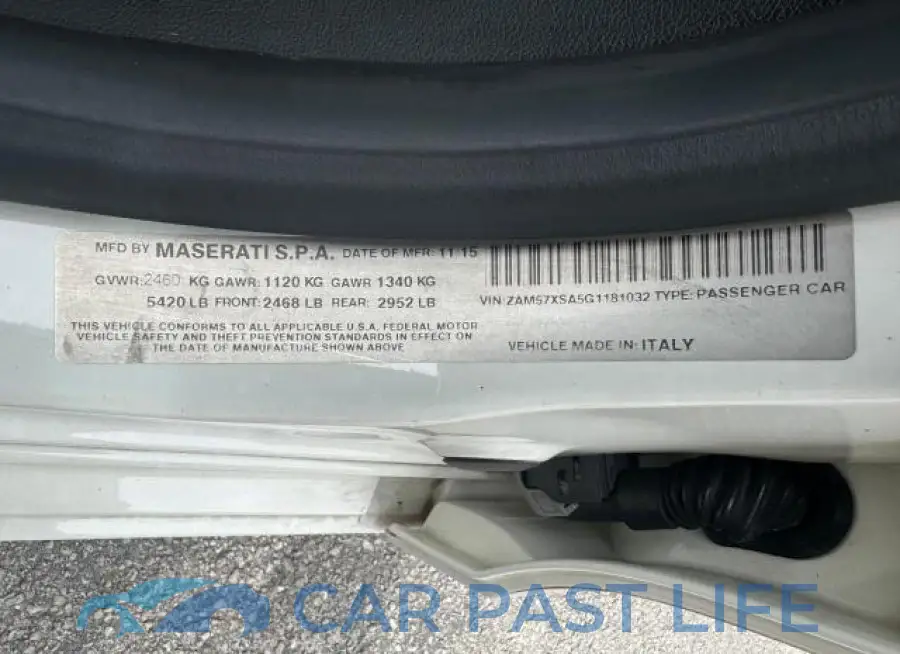 ZAM57XSA5G1181032# 15