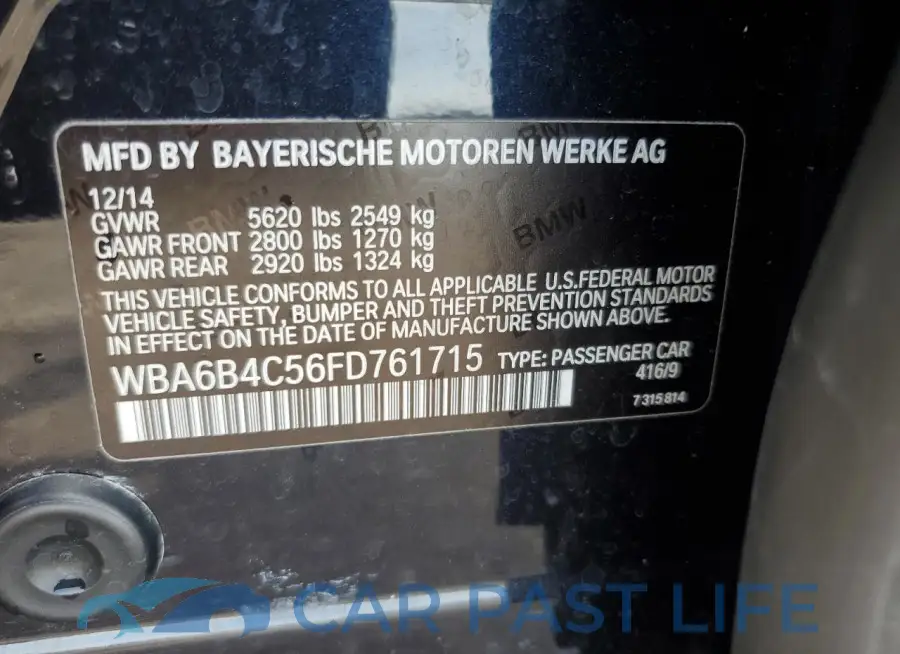 WBA6B4C56FD761715# 12