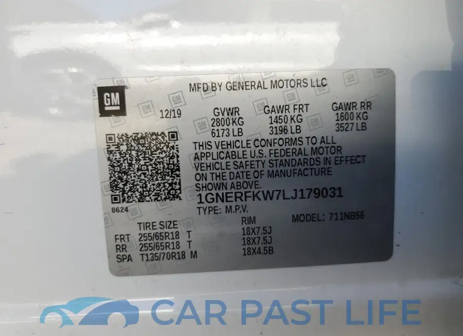 1GNERFKW7LJ179031# 13