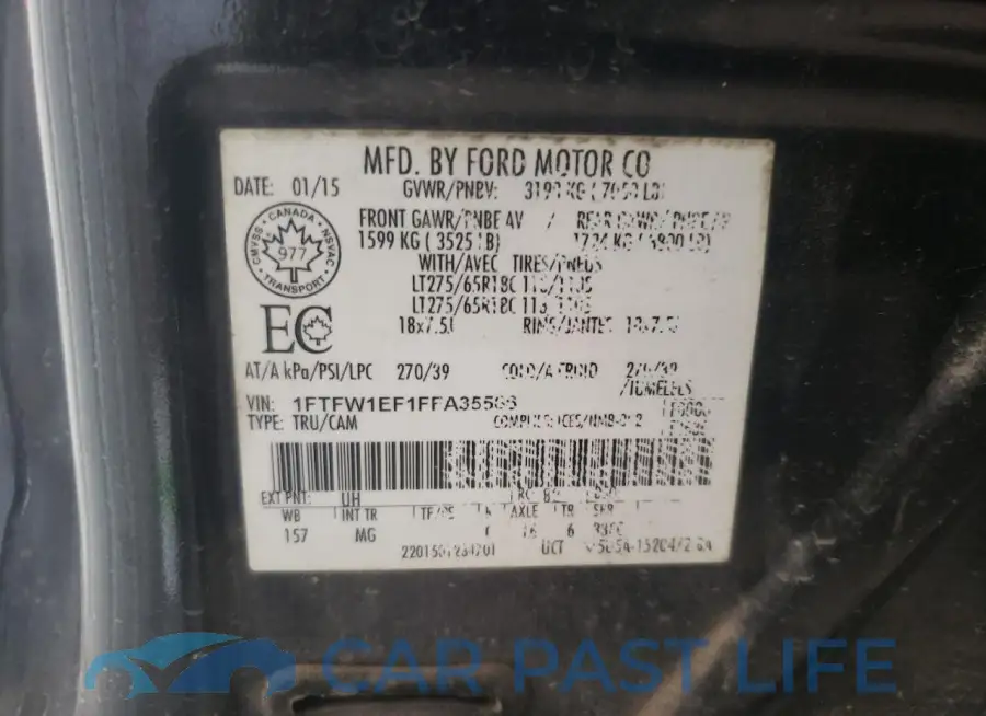 1FTFW1EF1FFA35566# 12