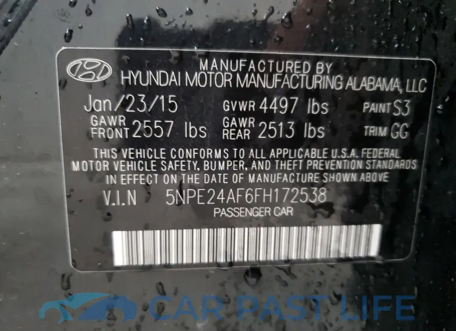 5NPE24AF6FH172538# 12