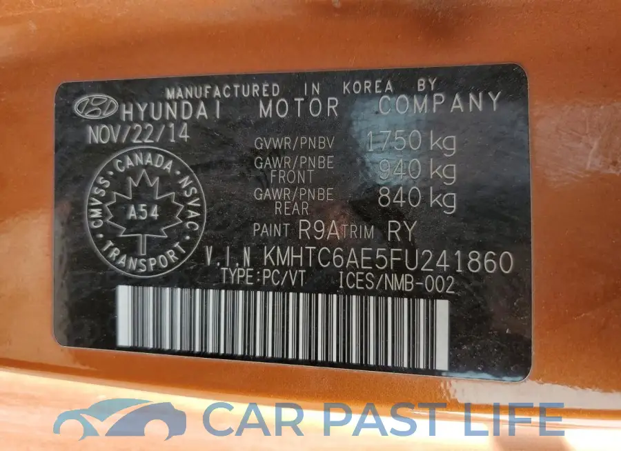 KMHTC6AE5FU241860# 12