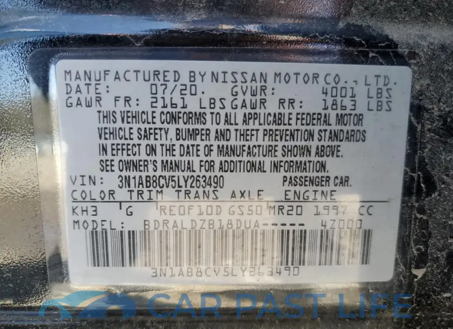 3N1AB8CV5LY263490# 13