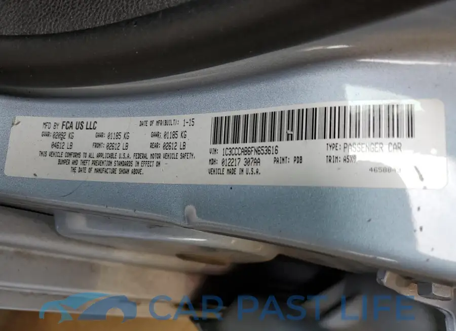 1C3CCCAB6FN653616# 12