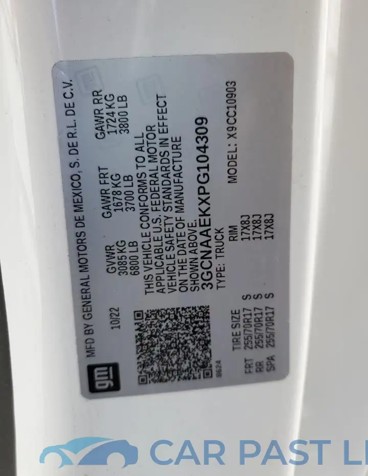 3GCNAAEKXPG104309# 12