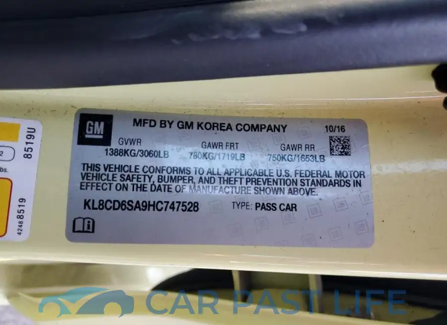 KL8CD6SA9HC747528# 13