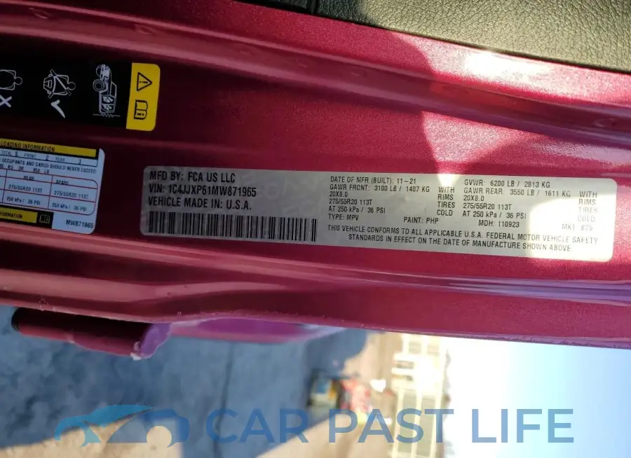 1C4JJXP61MW871965# 13