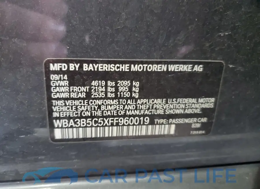 WBA3B5C5XFF960019# 12