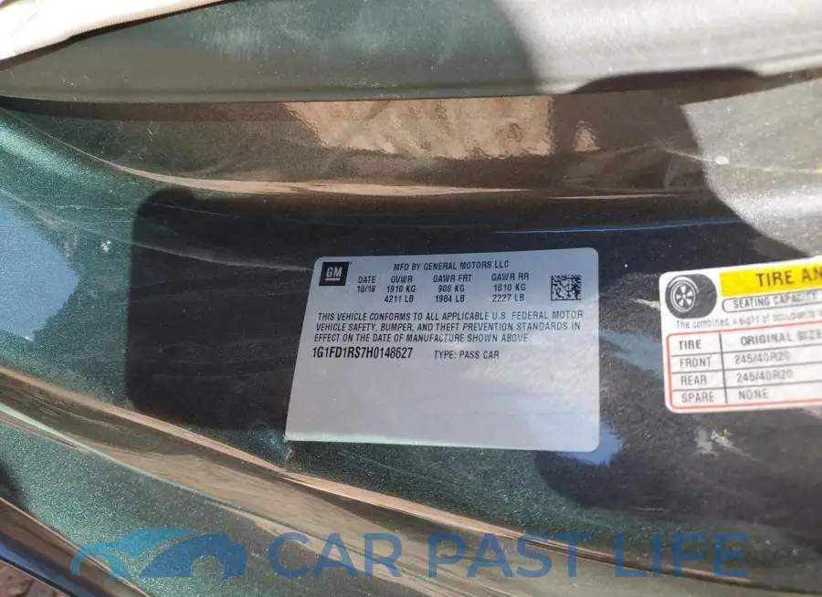 1G1FD1RS7H0148627# 12