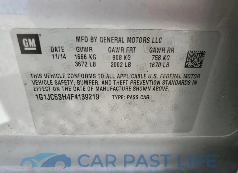 1G1JC6SH4F4139219# 12