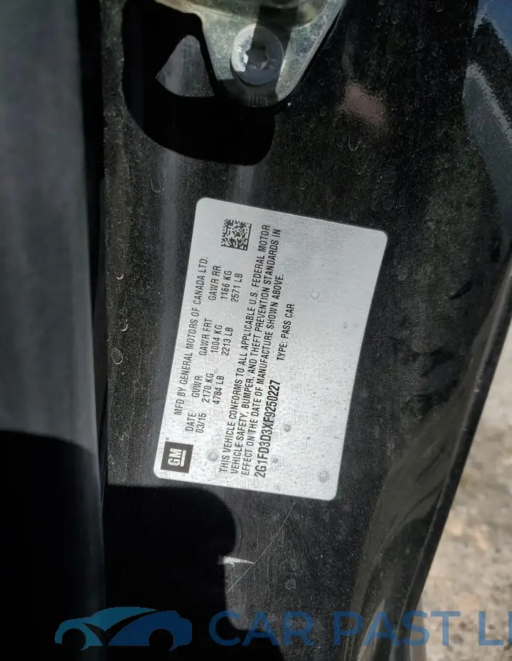 2G1FD3D3XF9250227# 12