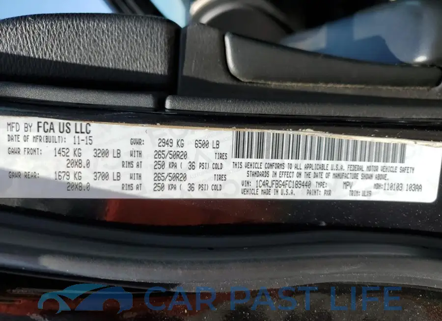 1C4RJFBG4FC189440# 13