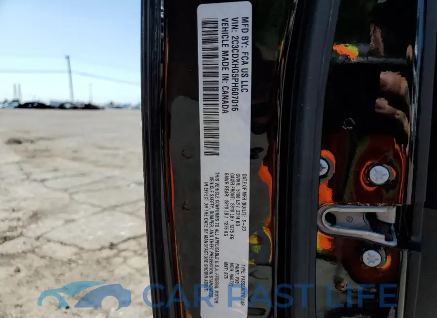 2C3CDXHG5PH607016# 13