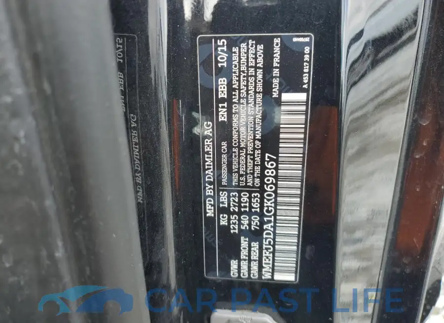 WMEFJ5DA1GK069867# 12