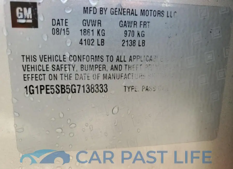 1G1PE5SB5G7138333# 12