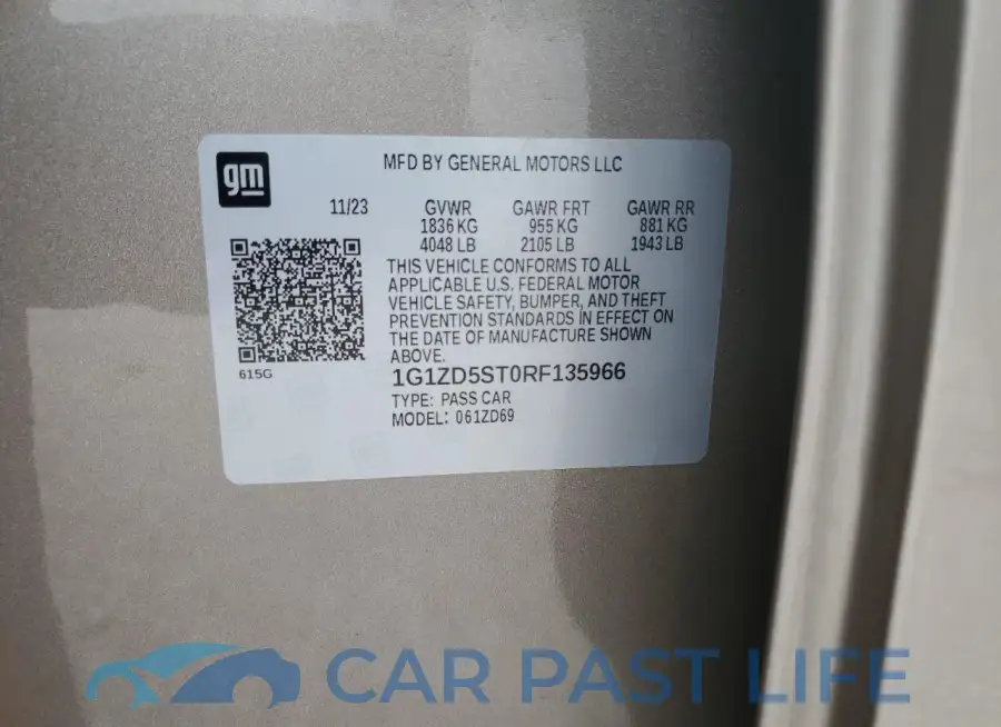 1G1ZD5ST0RF135966# 12