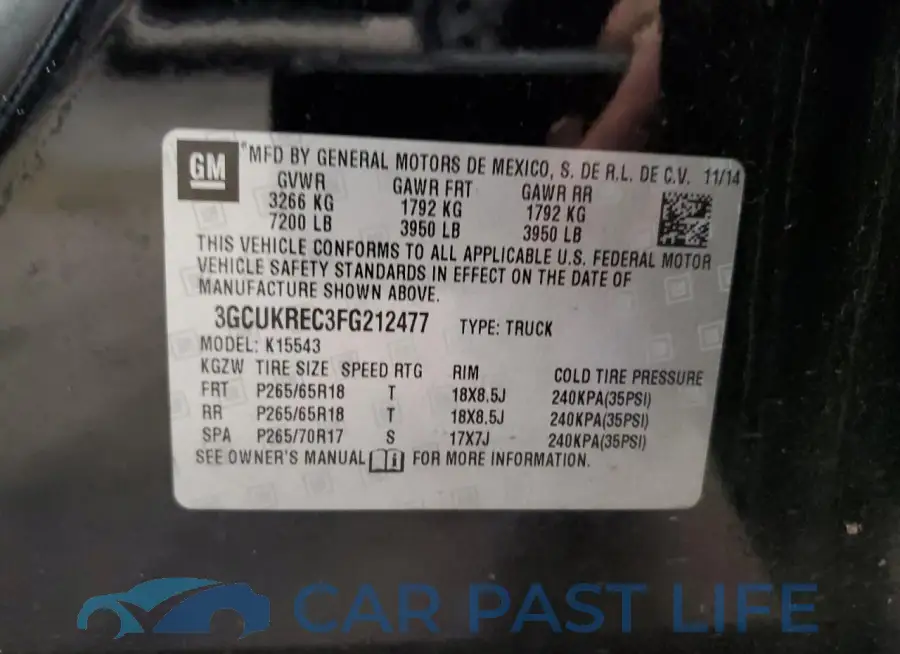 3GCUKREC3FG212477# 12