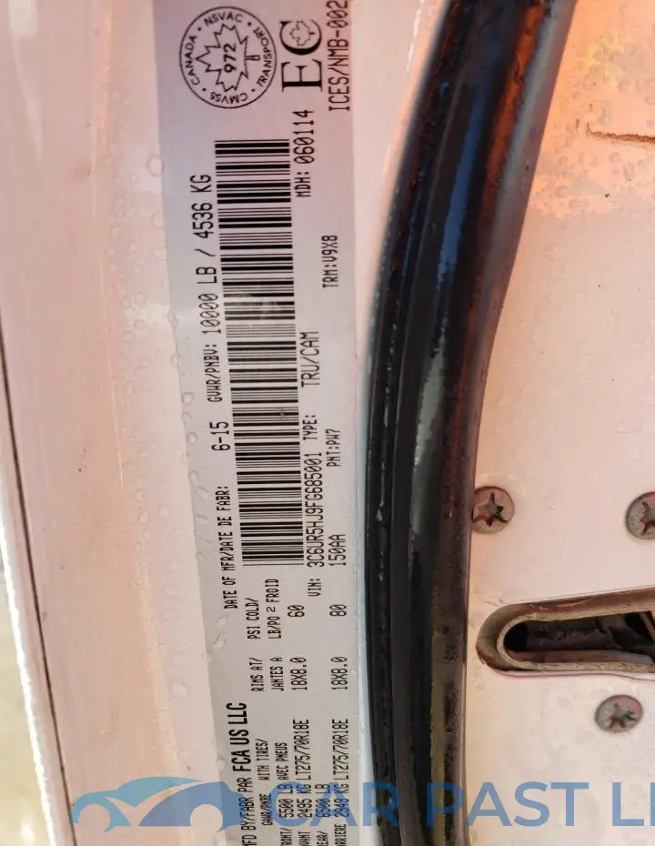 3C6UR5HJ9FG685001# 13