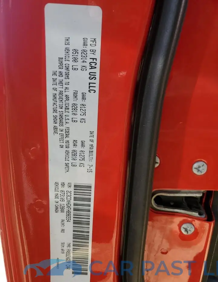2C3CDXHGXFH896554# 12