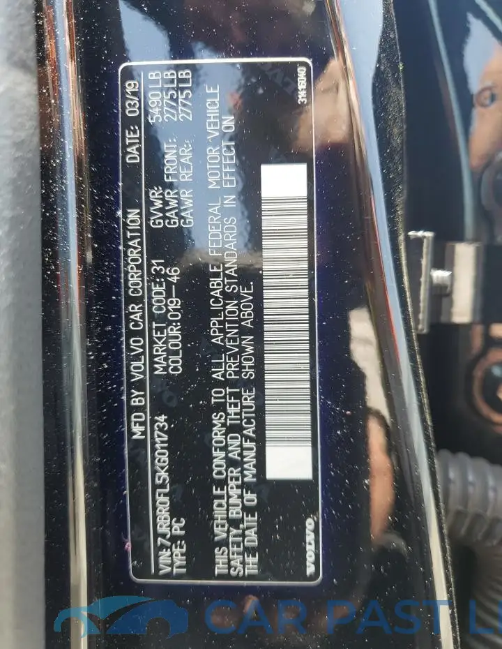 7JRBR0FL5KG011734# 12