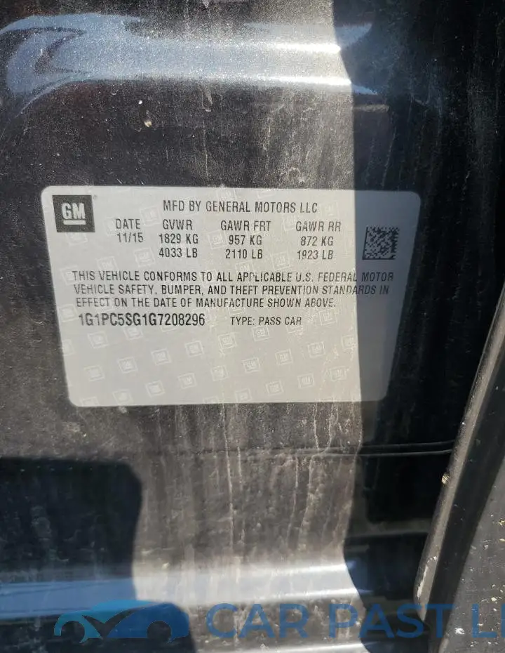 1G1PC5SG1G7208296# 12