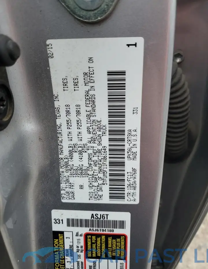 5TFUM5F11FX061649# 12