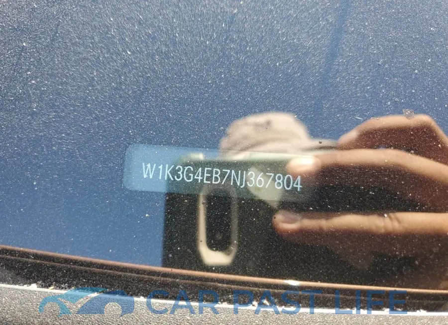 W1K3G4EB7NJ367804# 12