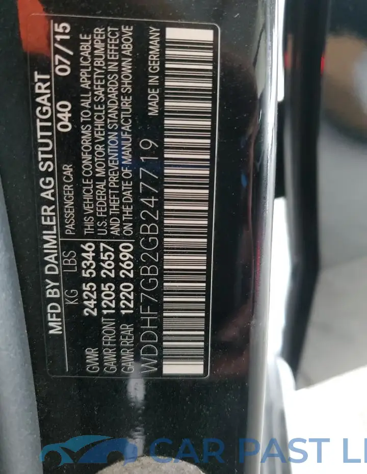 WDDHF7GB2GB247719# 12