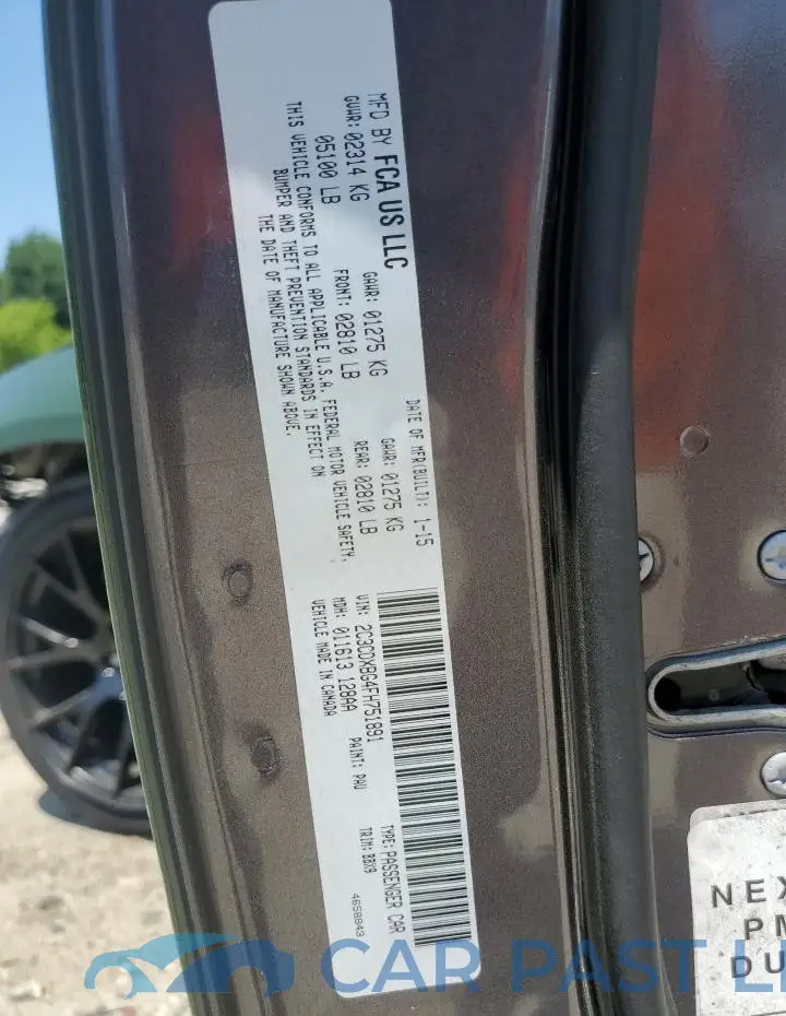 2C3CDXBG4FH751891# 12
