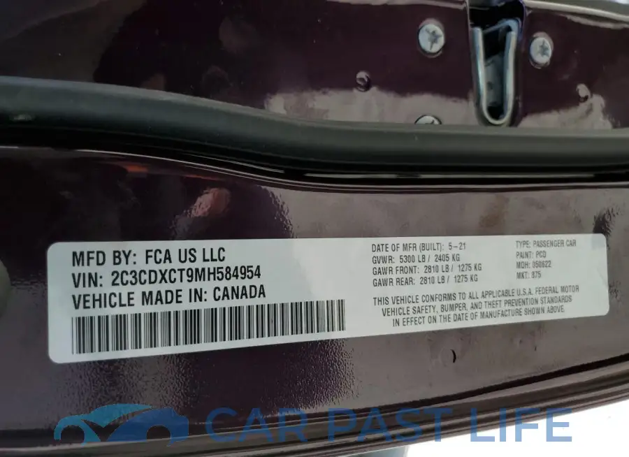 2C3CDXCT9MH584954# 13