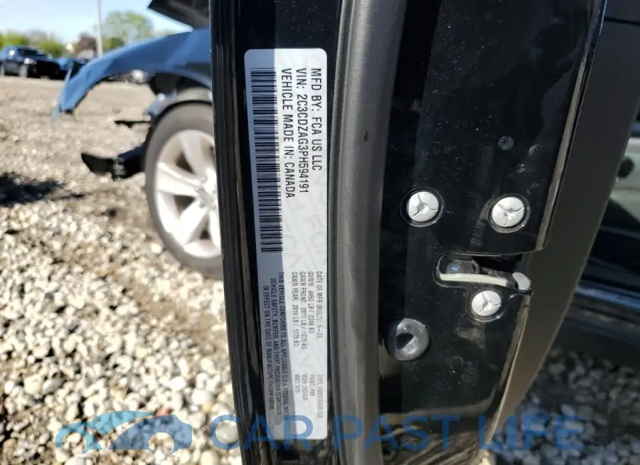 2C3CDZAG3PH594191# 12
