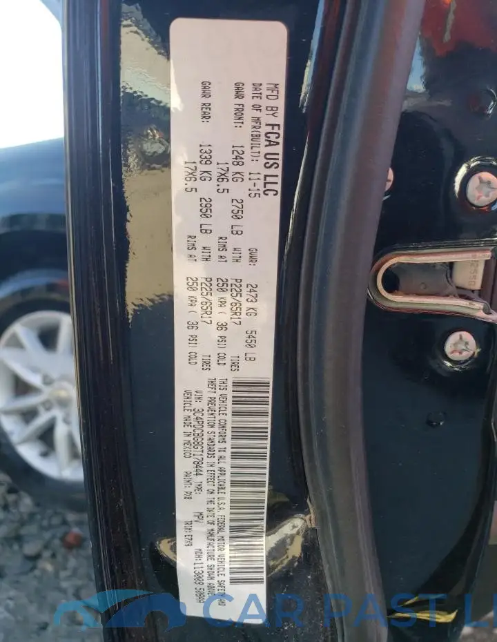 3C4PDCBG8GT178444# 13