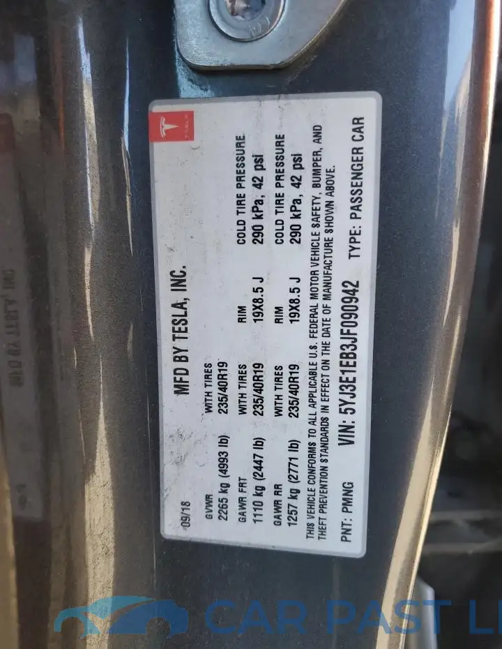 5YJ3E1EB3JF090942# 13