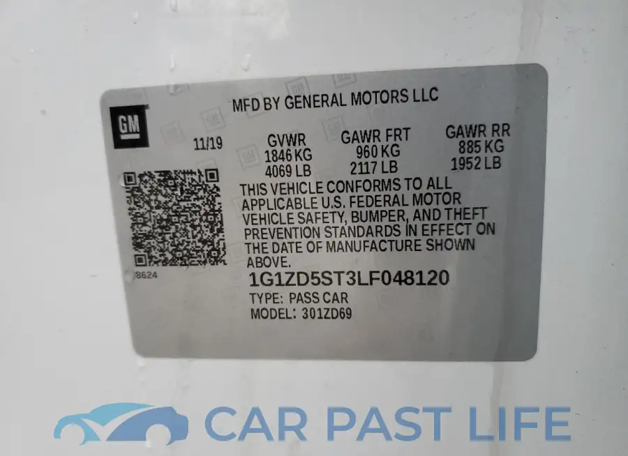 1G1ZD5ST3LF048120# 12