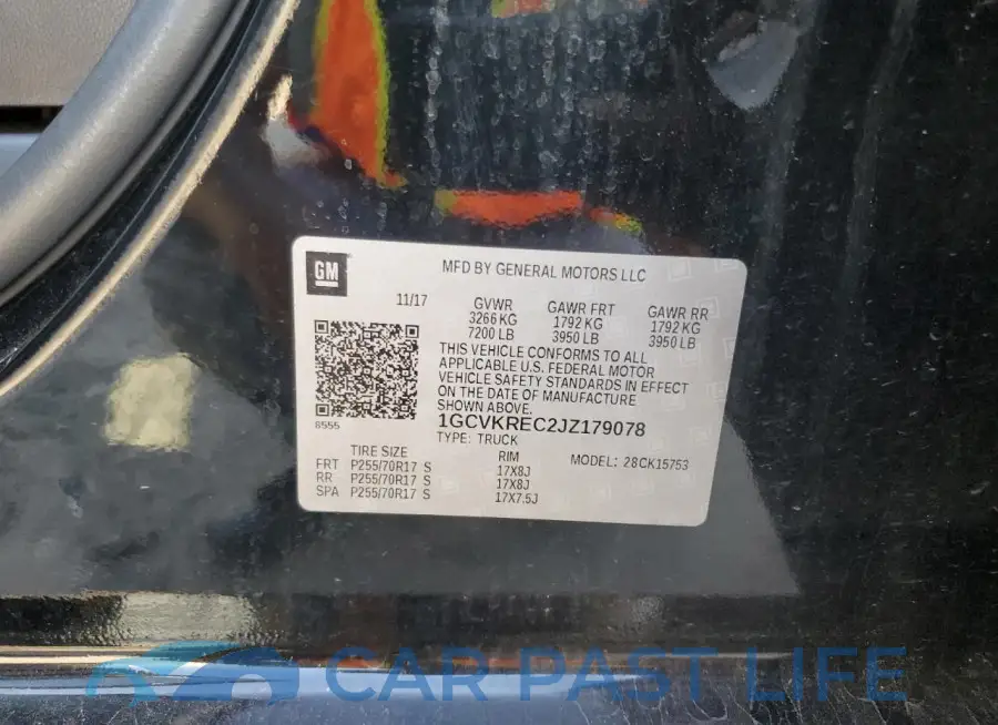 1GCVKREC2JZ179078# 12
