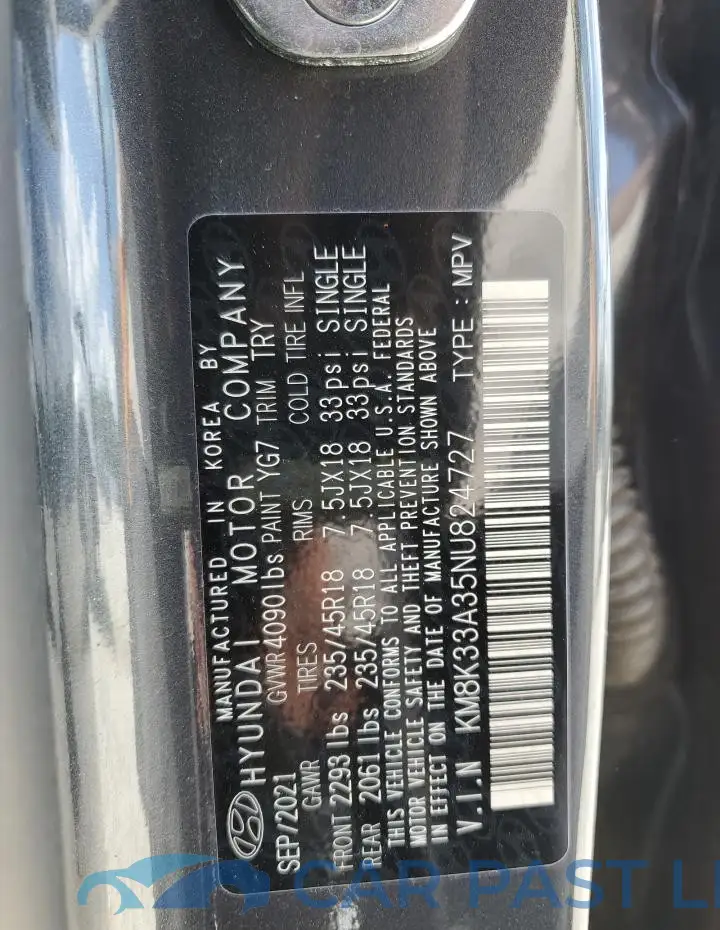KM8K33A35NU824727# 13
