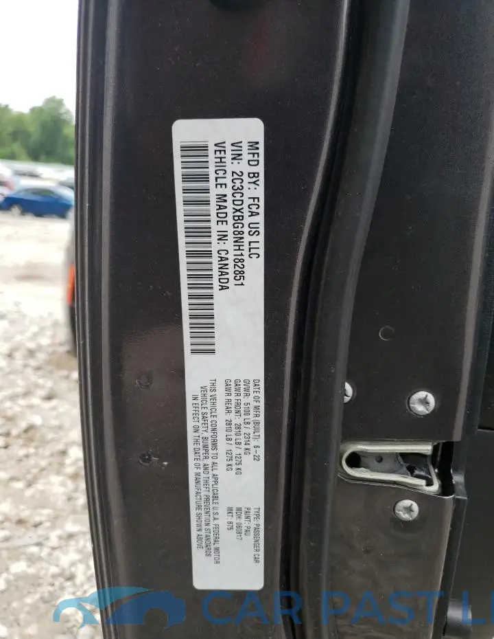 2C3CDXBG8NH182851# 12