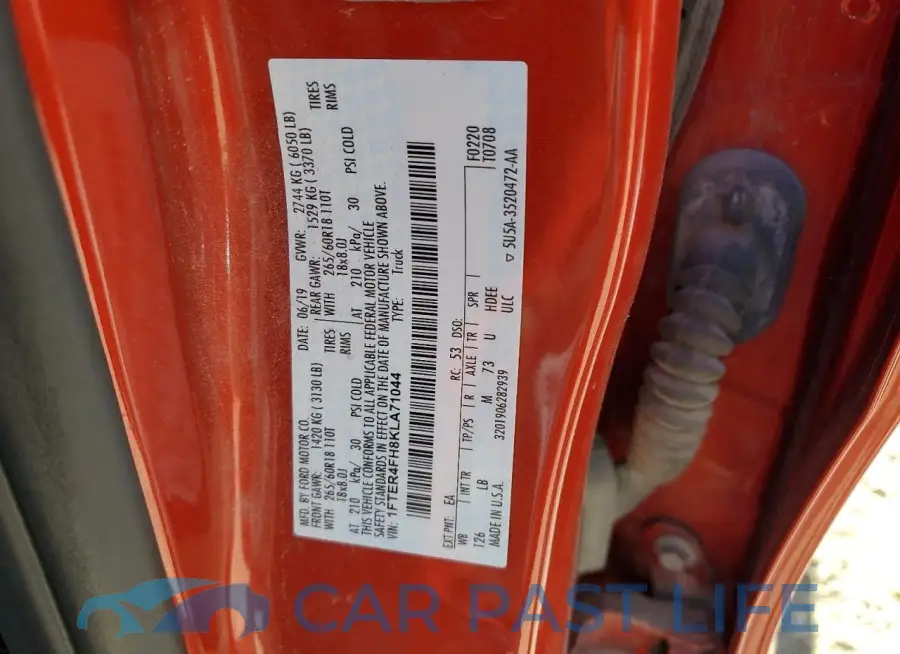 1FTER4FH8KLA71044# 12
