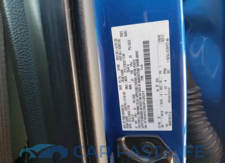 1FTEW1CP8GFC25311# 12