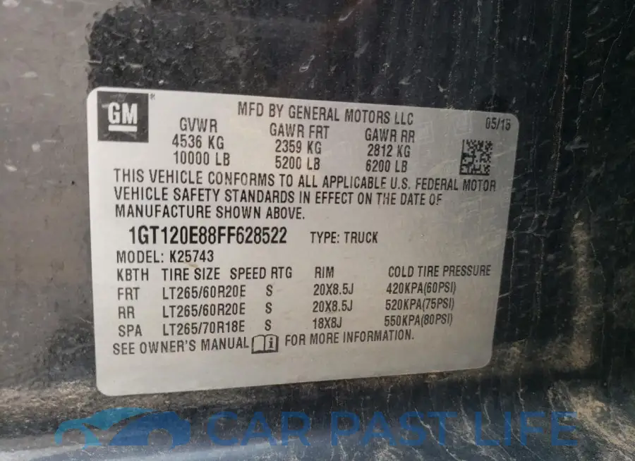 1GT120E88FF628522# 12