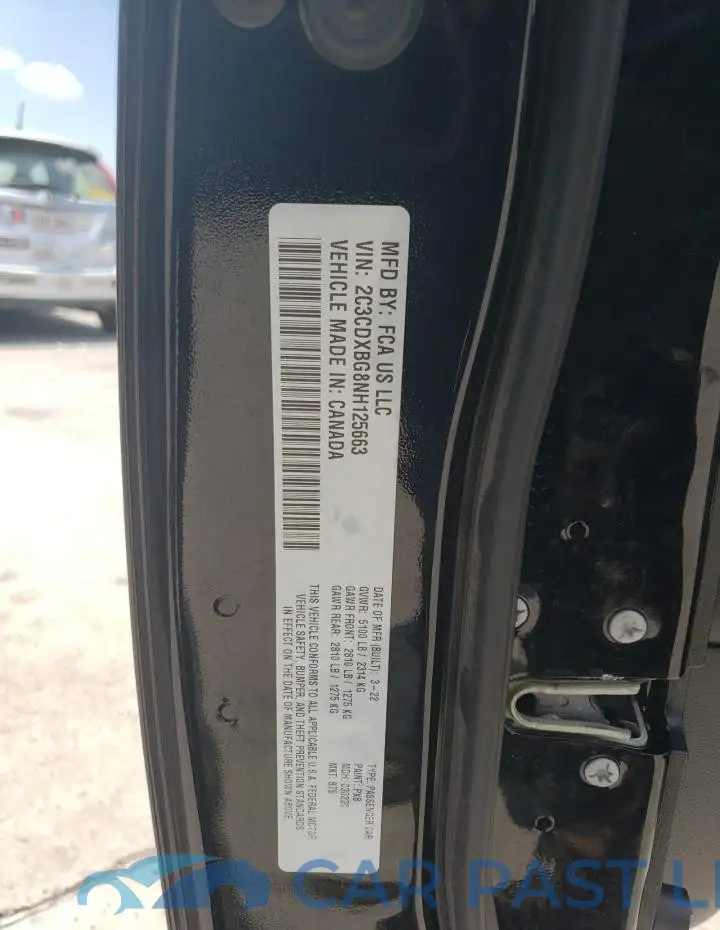 2C3CDXBG8NH125663# 12