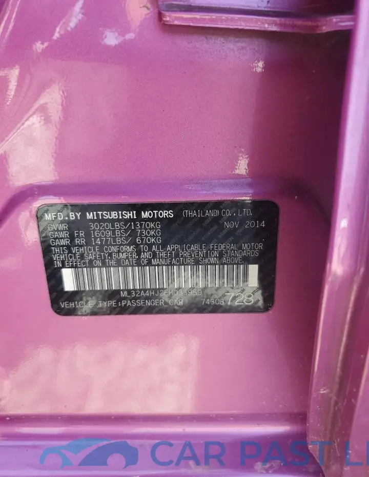 ML32A4HJ2FH033959# 12