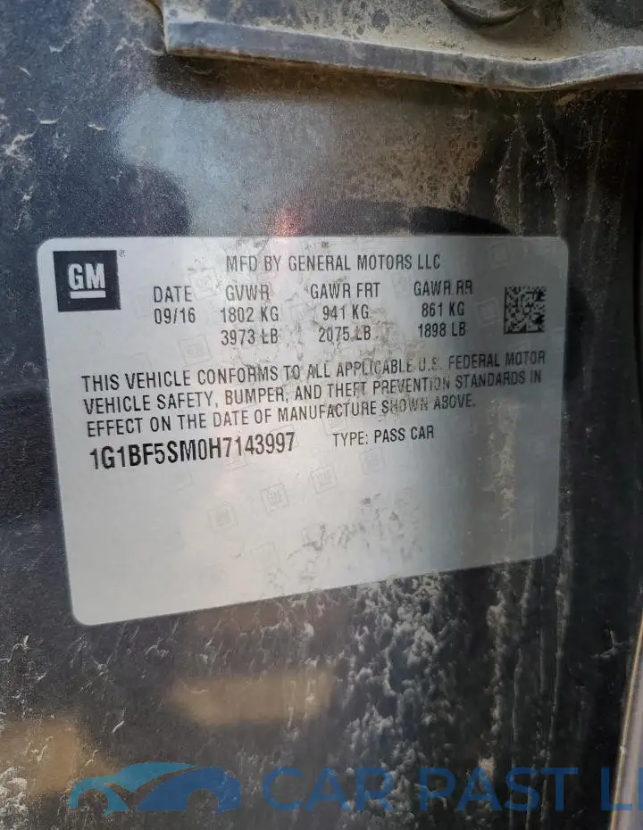 1G1BF5SM0H7143997# 12