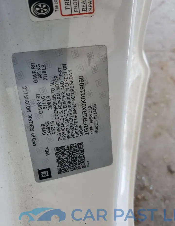 1G1FB1RX0K0119060# 13