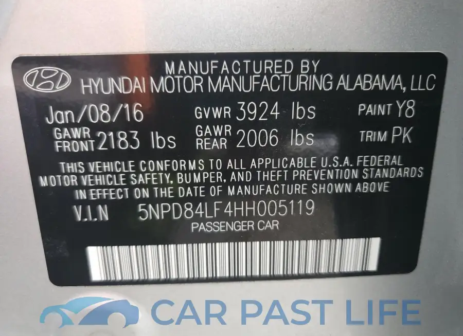 5NPD84LF4HH005119# 13