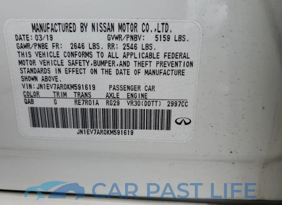 JN1EV7AR0KM591619# 12