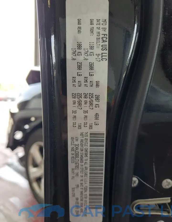 3C4NJDBB8JT167851# 13