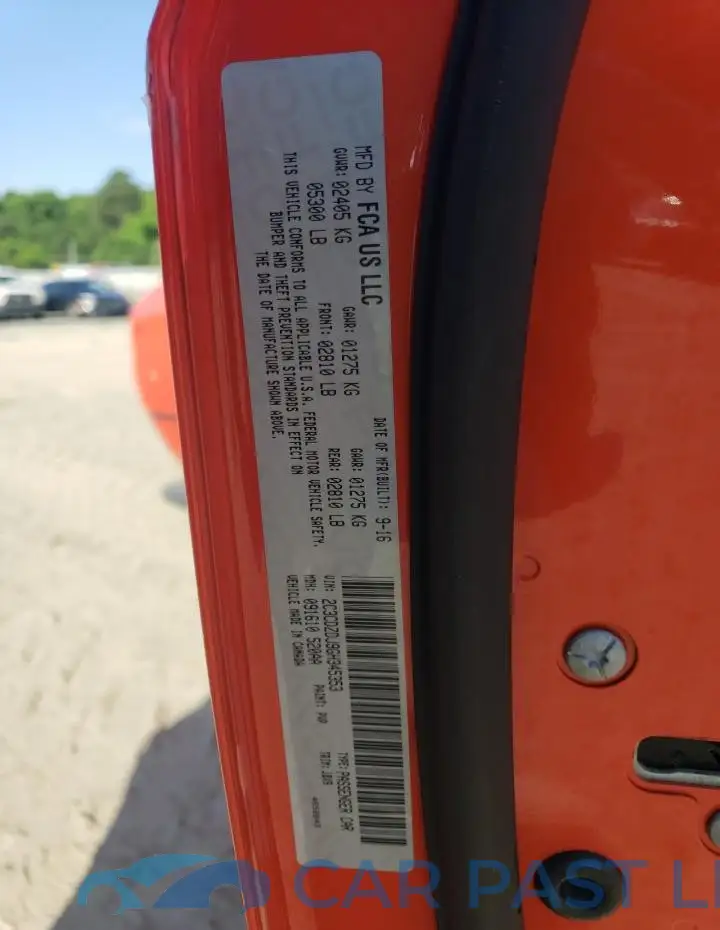 2C3CDZDJ9GH345353# 12